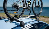 Bike carrier wheel on